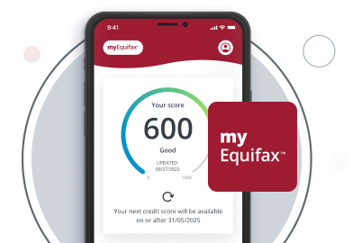 myEquifax Credit Score on Mobile
